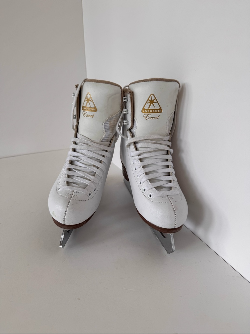JACKSON Excel White Girl’s Ice Skates 3.5